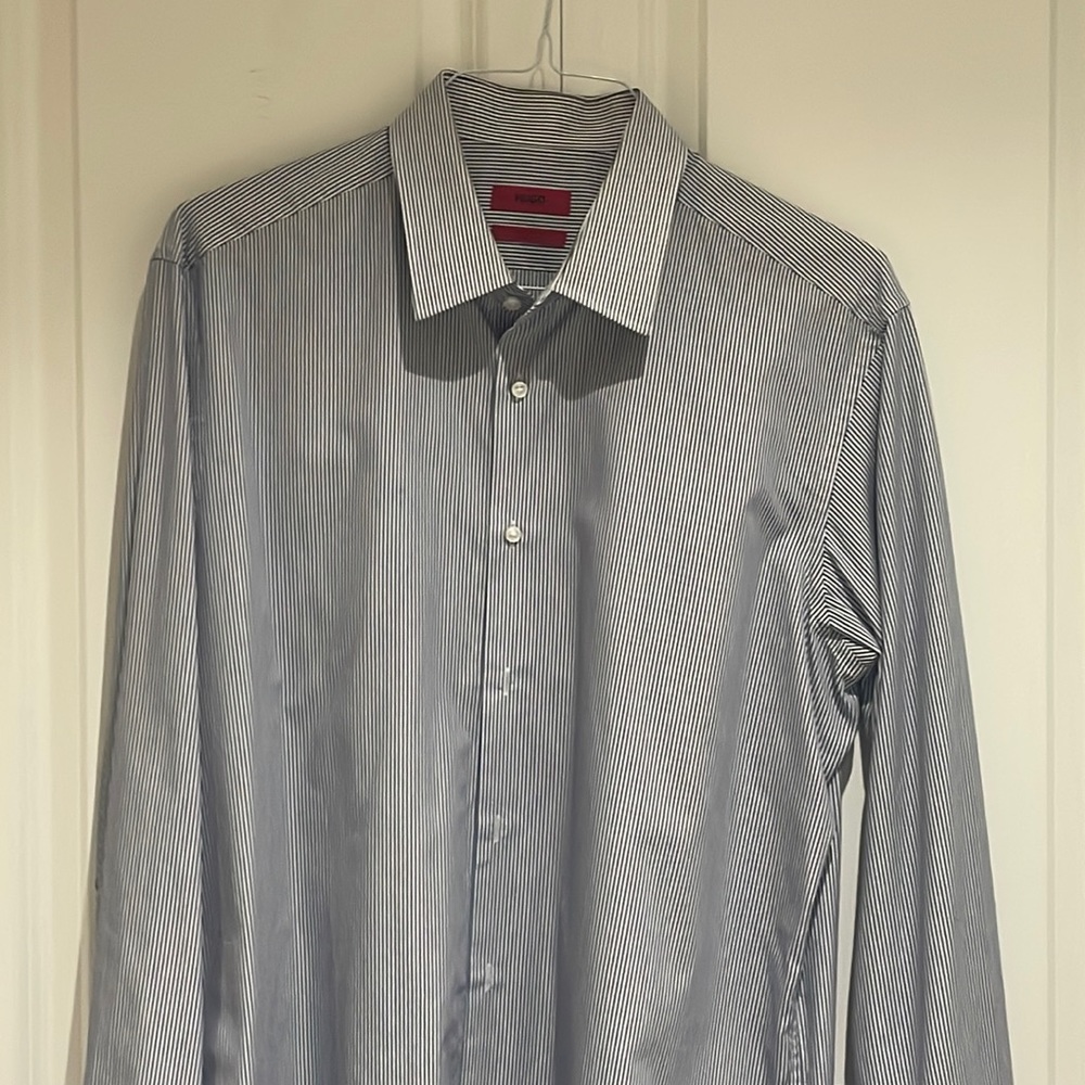Hugo Boss Pinstriped Button Down